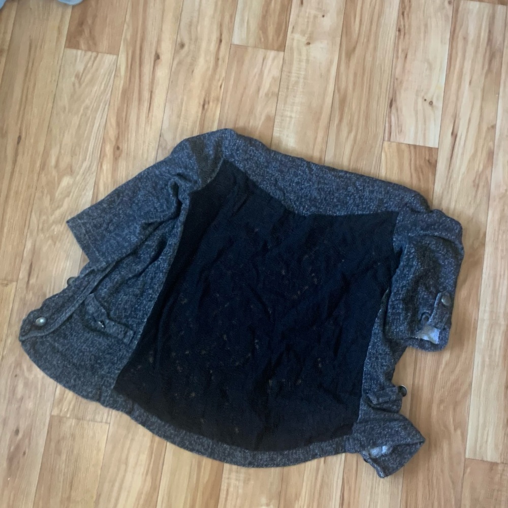 Grey lace cardigan
